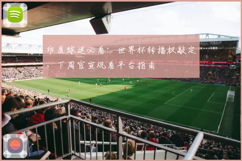 印度球迷必看:世界杯转播权敲定,下周官宣观看平台指南
